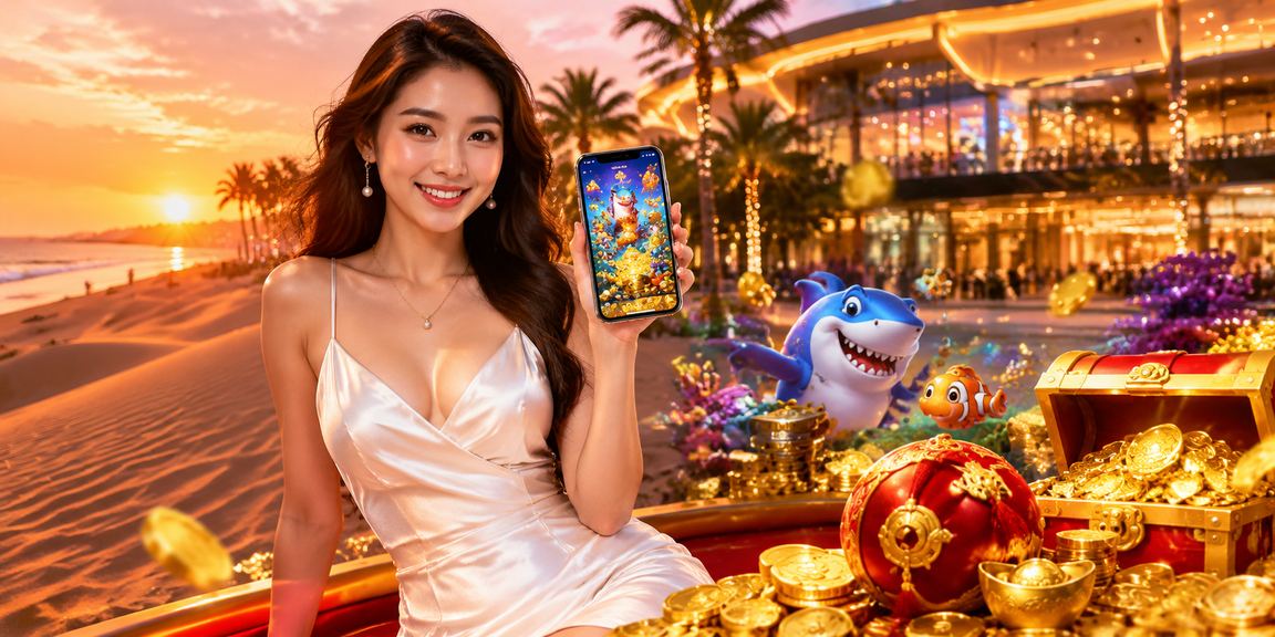Người phụ nữ trẻ xem thông tin cá cược trên điện thoại tại bãi biển Mũi Né
